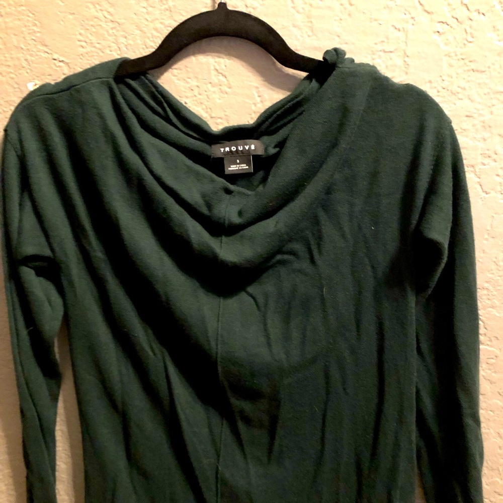 Dark green long sleeve shirt